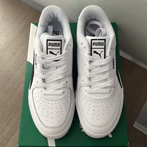 NWT Men's Puma CA Pro Classic Casual Sneakers - White & Black - 38019003 - Picture 9 of 13